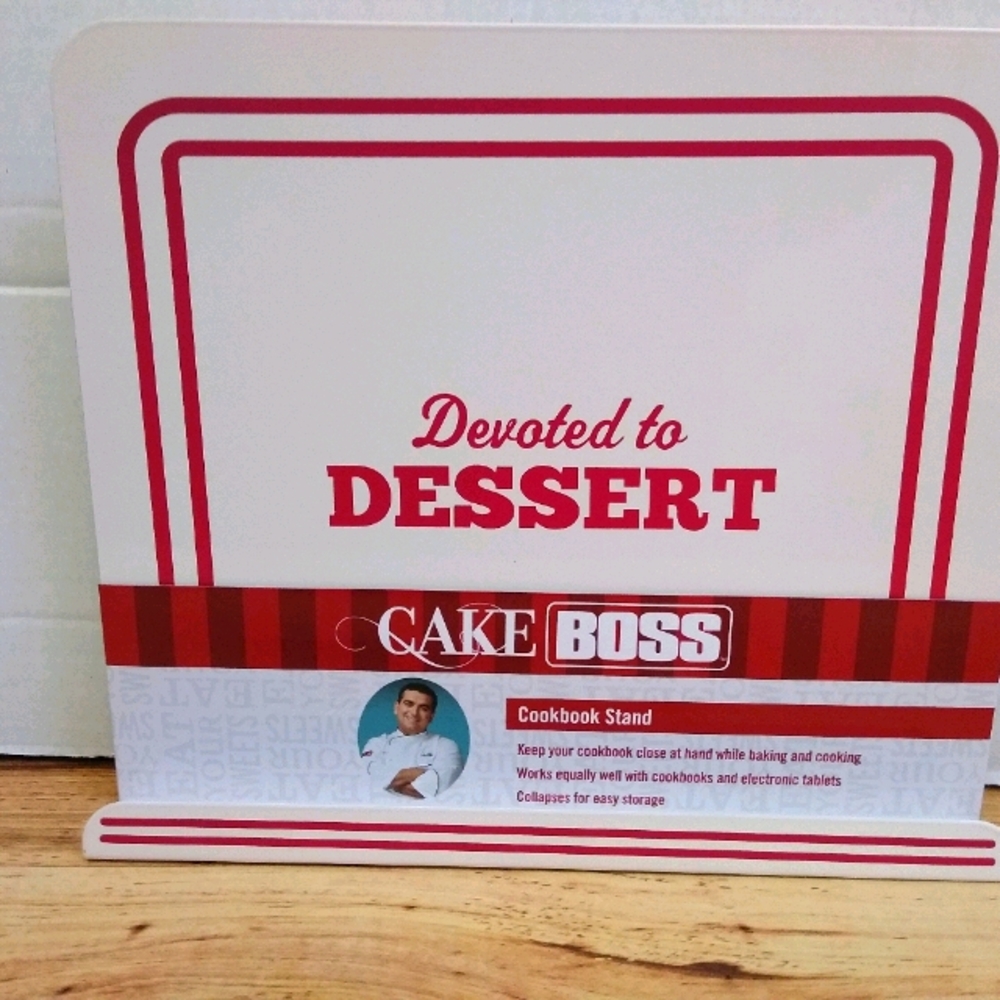Cake Boss medal Cookbook Stand